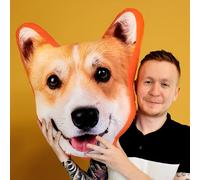 Personalised Mega Dog Mush Cush Cushion - Pointy Ears