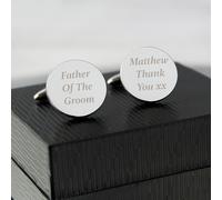Personalised Memento Charming Cufflinks with Gift Box