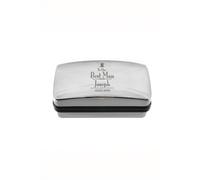 Personalised Memento Company Men's Personalised Decorative Wedding Best Man Cufflink Box in Silver Personalised Memento Company Silver