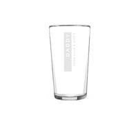 Personalised Memento Company Men's Personalised Free Text Pint Glass in Clear Personalised Memento Company Clear