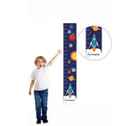 Personalised Memento Company Men's Personalised Solar Space System Height Chart in Navy Personalised Memento Company Navy