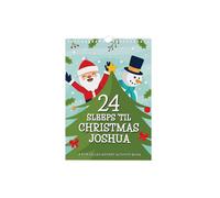 Personalised Memento Company Personalised 24 Sleeps Christmas Activity Advent Calendar Personalised Memento Company Multicolor
