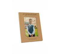 Personalised Memento Company Personalised 'A Grandchild is a Blessing' 5x7 Oak Finish Photo Frame in Brown Personalised Memento Company Brown