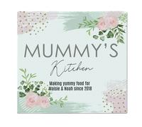 Personalised Memento Company Personalised Abstract Rose Glass Chopping Board/Worktop Saver