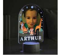 Personalised Memento Company Personalised Animal Photo Upload LED Colour Changing Night Light