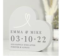 Personalised Memento Company Personalised Anniversary Heart Ornament