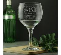 Personalised Memento Company Personalised Another Cocktail Balloon Glass