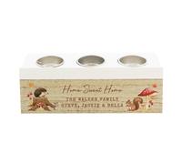 Personalised Memento Company Personalised Autumn Triple Tea Light Box