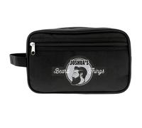 Personalised Memento Company Personalised Beard Things Black Toiletry Bag