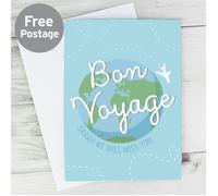 Personalised Memento Company Personalised Bon Voyage Card