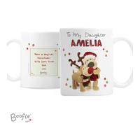 Personalised Memento Company Personalised Boofle Christmas Reindeer Mug
