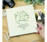 Personalised Memento Company Personalised Botanical Anniversary Photo Album