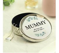 Personalised Memento Company Personalised Botanical Round Trinket Box