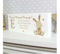Personalised Memento Company Personalised Bunny Wooden Shelf Ornament
