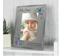 Personalised Memento Company Personalised Butterfly 6x4 Diamante Glass Photo Frame