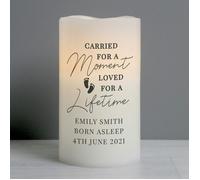 Personalised Memento Company Personalised Carried For A Moment Led Candle