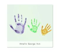 Personalised Memento Company Personalised Childrens Drawing Photo Upload Glass Chopping Board/Worktop Saver