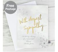 Personalised Memento Company Personalised Deepest Sympathy Card