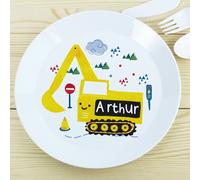 Personalised Memento Company Personalised Digger Plastic Plate