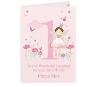 Personalised Memento Company Personalised Fairy Princess Birthday Card
