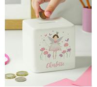 Personalised Memento Company Personalised Fairy Princess Ceramic Money Box