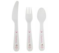 Personalised Memento Company Personalised Fairy Princess Plastic Cutlery Set