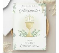 Personalised Memento Company Personalised First Holy Communion Card