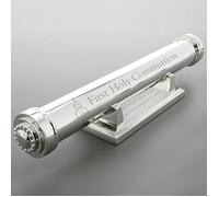 Personalised Memento Company Personalised First Holy Communion Silver Plated Certificate Holder