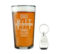 Personalised Memento Company Personalised Fixer of All Things Pint Glass & Bottle Opener