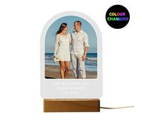 Personalised Memento Company Personalised Free Text & Photo Upload LED Colour Changing Light