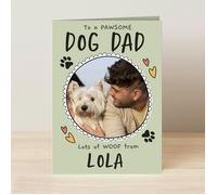 Personalised Memento Company Personalised From the Dog Photo Upload Card