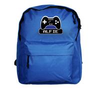 Personalised Memento Company Personalised Gaming Blue Backpack