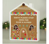 Personalised Memento Company Personalised Gingerbread House Christmas Wooden Ornament