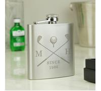 Personalised Memento Company Personalised Golf Hip Flask