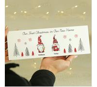 Personalised Memento Company Personalised Gonk Family Christmas Wooden Mantel Decoration