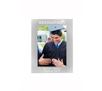 Personalised Memento Company Personalised Graduation 5x7 Silver Photo Frame Personalised Memento Company Silver