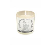 Personalised Memento Company Personalised HOME Scented Jar Candle in White Personalised Memento Company White