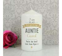 Personalised Memento Company Personalised I Am Glad... Pillar Candle