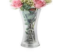 Personalised Memento Company Personalised I'd Pick You Glass Vase