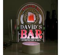 Personalised Memento Company Personalised LED Colour Changing Bar Sign
