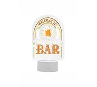 Personalised Memento Company Personalised LED Colour Changing Bar Sign in Clear Personalised Memento Company Clear