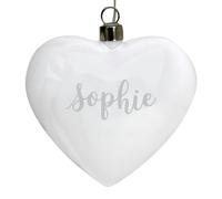 Personalised Memento Company Personalised LED Hanging Glass Heart