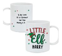 Personalised Memento Company Personalised Little Elf Plastic Mug