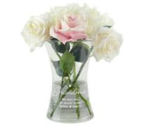 Personalised Memento Company Personalised Love Heart Glass Vase