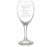 Personalised Memento Company Personalised Manic Mum Day Wine Glass