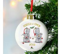 Personalised Memento Company Personalised Me to You Christmas Couple's Bauble
