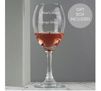 Personalised Memento Company Personalised Measures Wine Glass