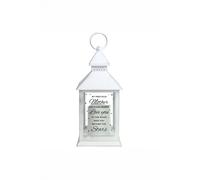 Personalised Memento Company Personalised 'Miss You Beyond The Stars' White Lantern Personalised Memento Company White