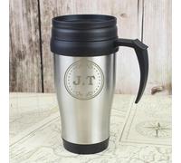 Personalised Memento Company Personalised Monogram Travel Mug