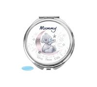 Personalised Memento Company Personalised Moon & Stars Me To You Compact Mirror In Metallic Silver Metallic Silver One Size